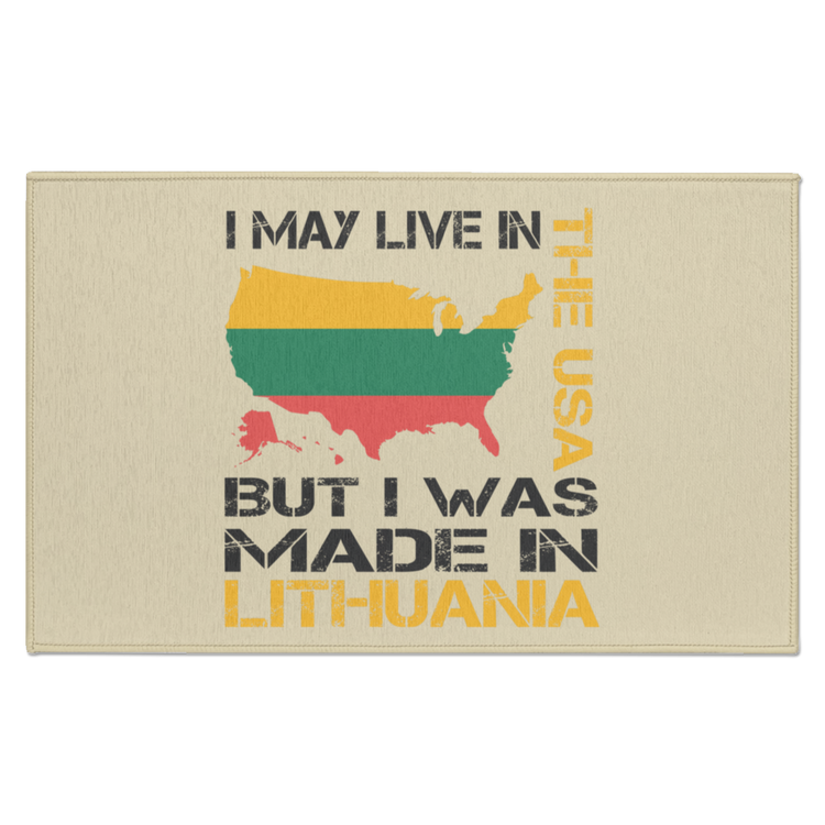 Made in Lithuania - Indoor Doormat - Lithuania Strong