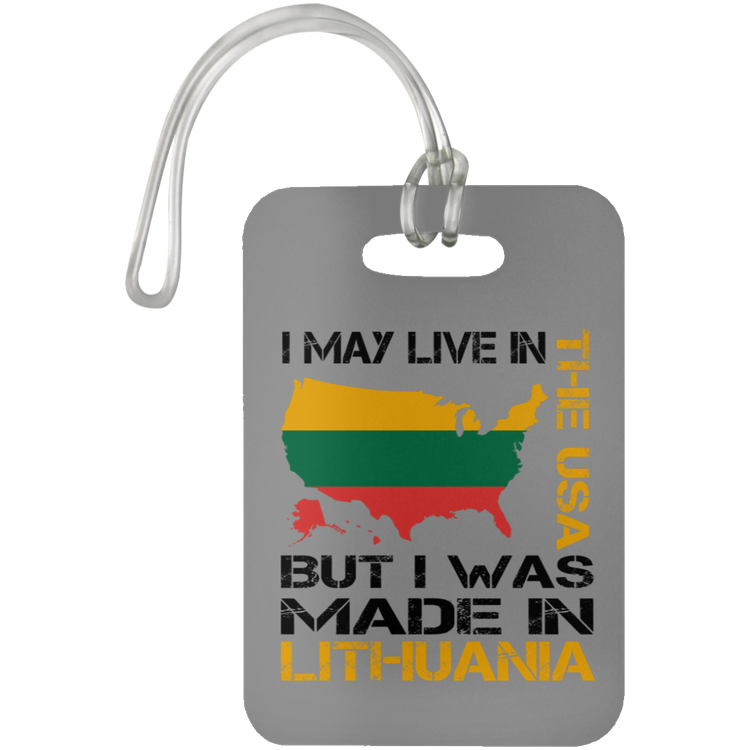 Made in Lithuania - Luggage Bag Tag - Lithuania Strong