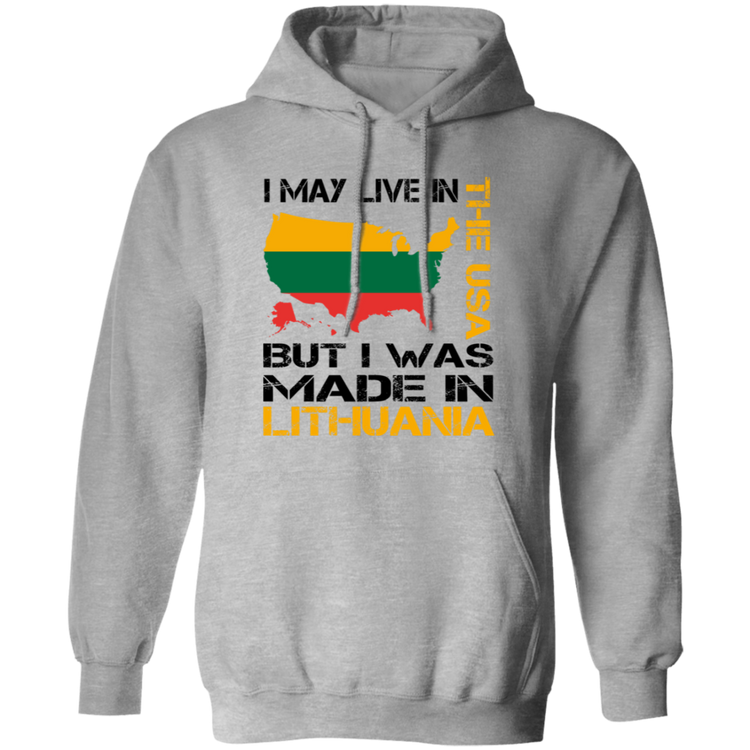 Made in Lithuania - MenWomen Unisex Comfort Pullover Hoodie - Lithuania Strong