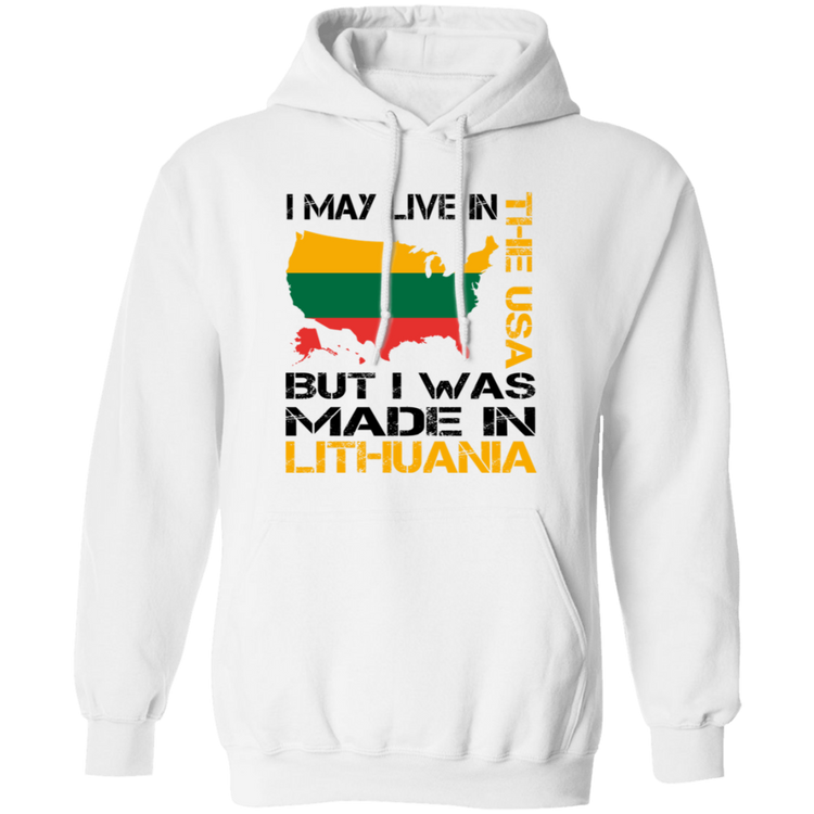 Made in Lithuania - MenWomen Unisex Comfort Pullover Hoodie - Lithuania Strong