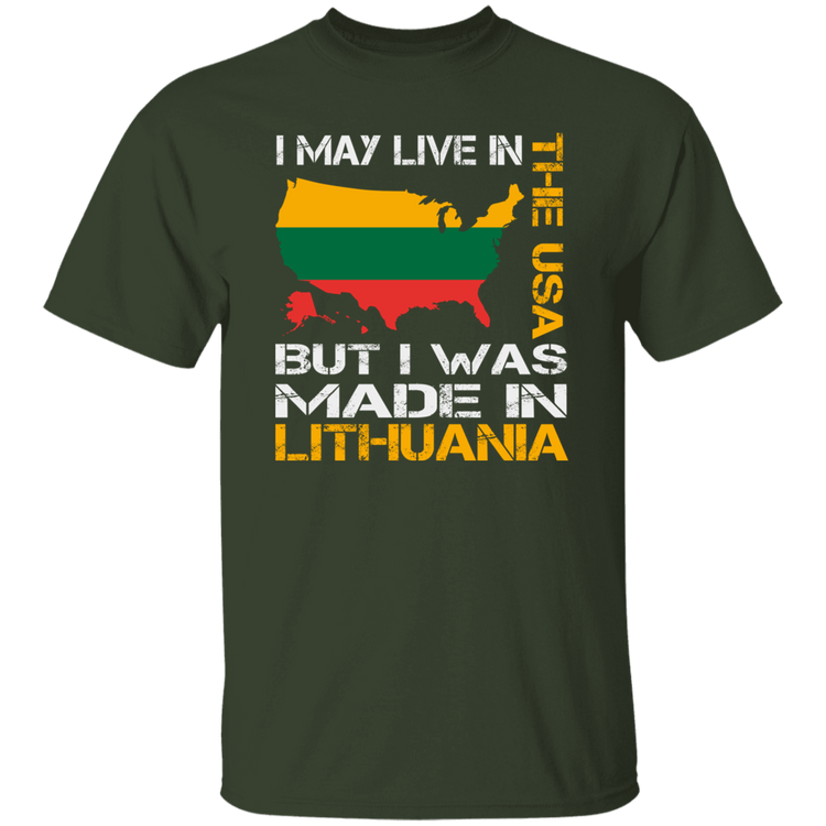 Made in Lithuania - Mens Classic Short Sleeve T-Shirt - Lithuania Strong