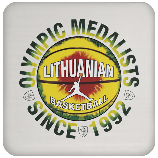 Olympic Medalists - High Gloss Coaster - Lithuania Strong