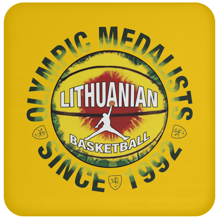 Olympic Medalists - High Gloss Coaster - Lithuania Strong