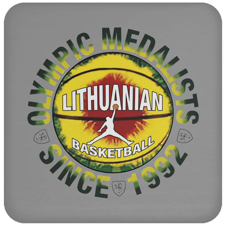 Olympic Medalists - High Gloss Coaster - Lithuania Strong