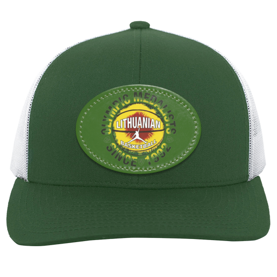 Olympic Medalists - Trucker Snap Back - Oval Patch - Lithuania Strong