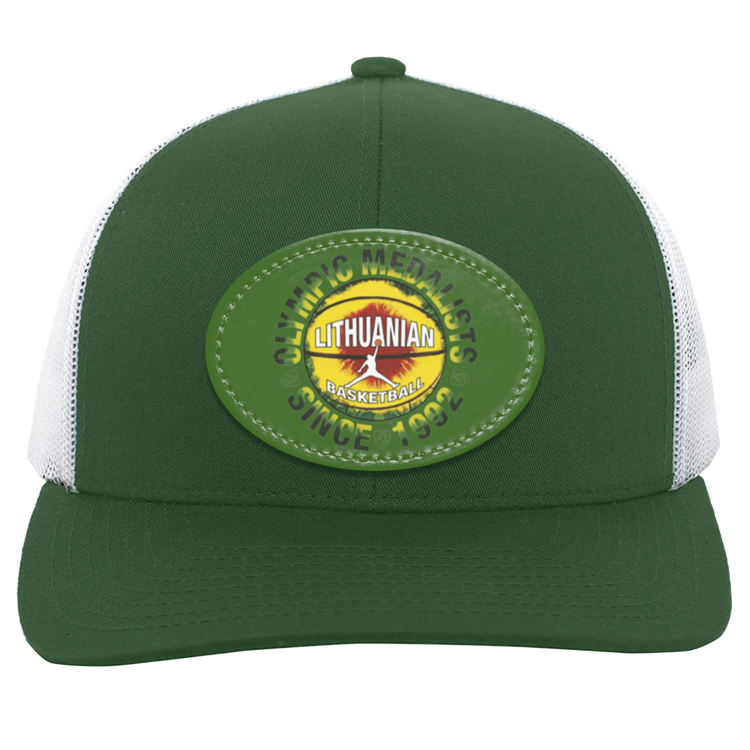 Olympic Medalists - Trucker Snap Back - Oval Patch - Lithuania Strong