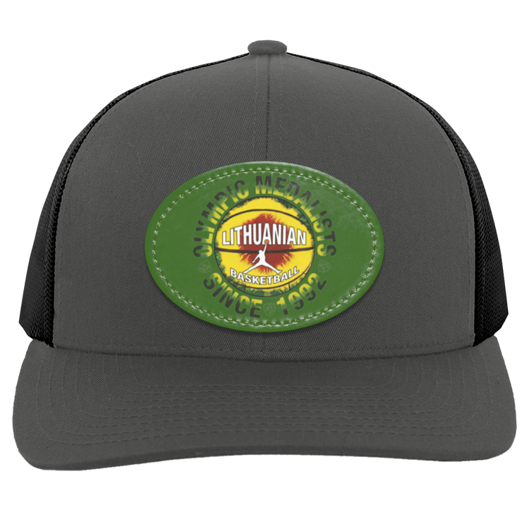 Olympic Medalists - Trucker Snap Back - Oval Patch - Lithuania Strong