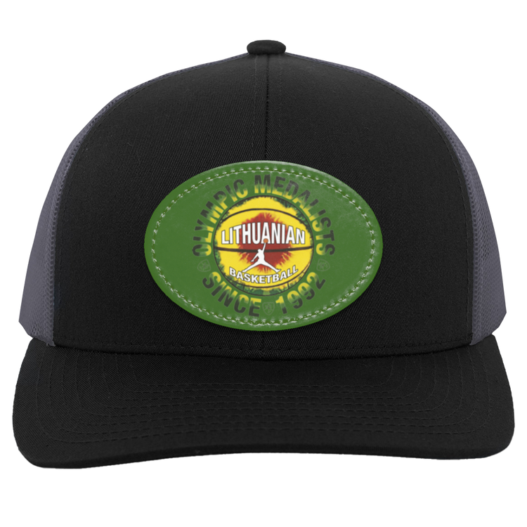 Olympic Medalists - Trucker Snap Back - Oval Patch - Lithuania Strong