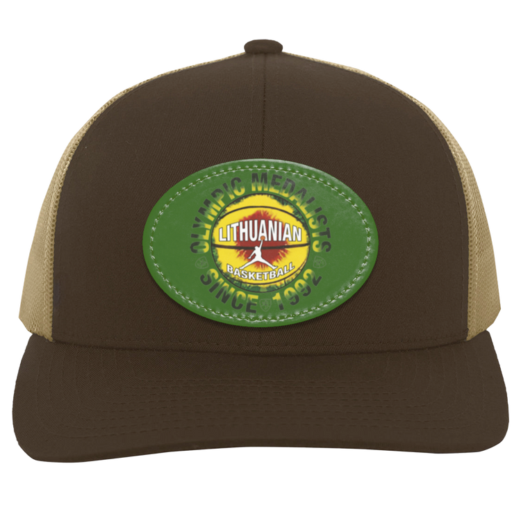 Olympic Medalists - Trucker Snap Back - Oval Patch - Lithuania Strong