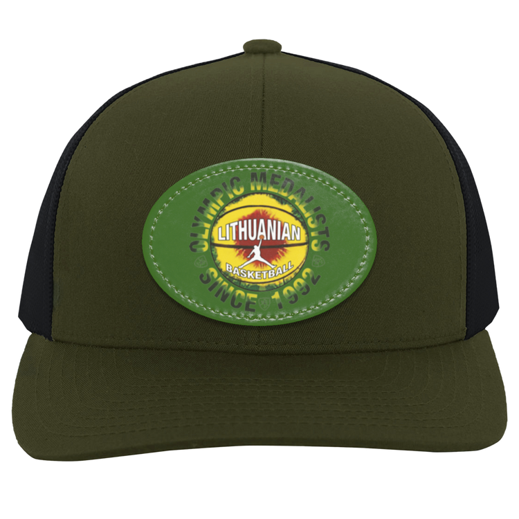 Olympic Medalists - Trucker Snap Back - Oval Patch - Lithuania Strong