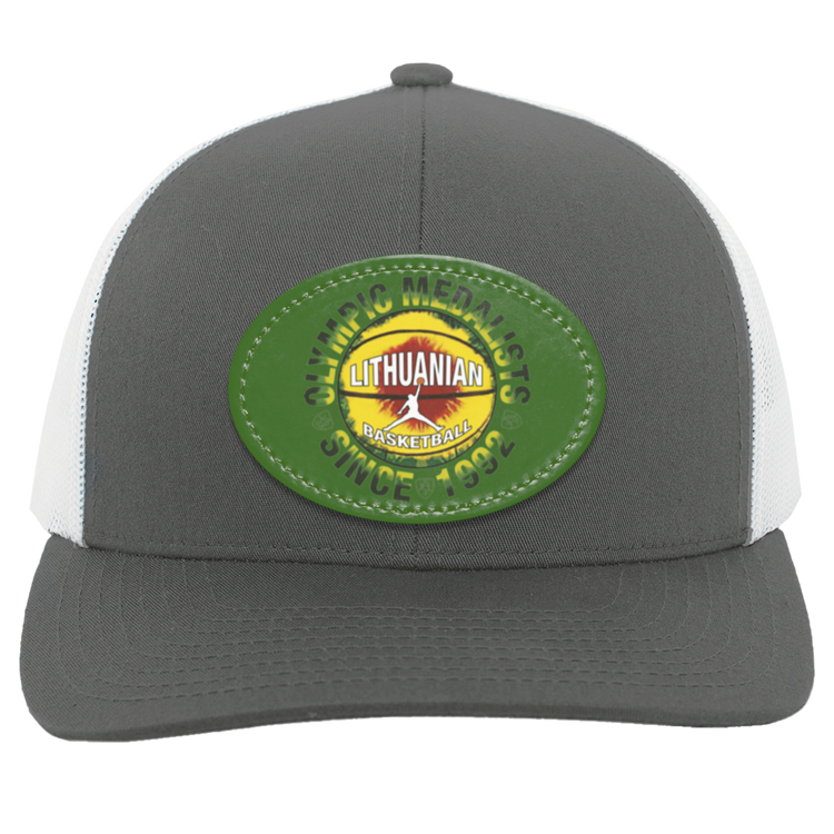 Olympic Medalists - Trucker Snap Back - Oval Patch - Lithuania Strong