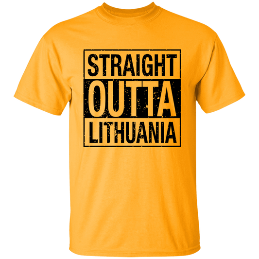 Straight Outta Lithuania - BoysGirls Youth Classic Short Sleeve T-Shirt - Lithuania Strong