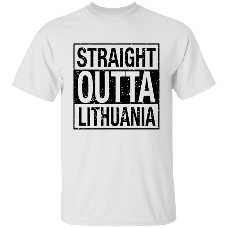 Straight Outta Lithuania - BoysGirls Youth Classic Short Sleeve T-Shirt - Lithuania Strong