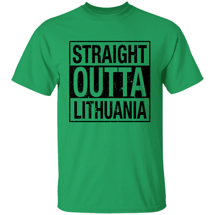 Straight Outta Lithuania - BoysGirls Youth Classic Short Sleeve T-Shirt - Lithuania Strong