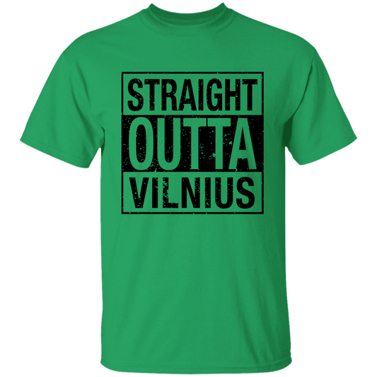 Straight Outta Vilnius - BoysGirls Youth Classic Short Sleeve T-Shirt - Lithuania Strong