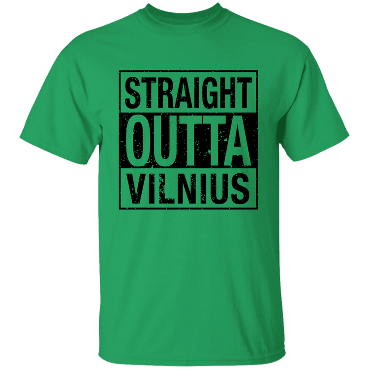 Straight Outta Vilnius - BoysGirls Youth Classic Short Sleeve T-Shirt - Lithuania Strong