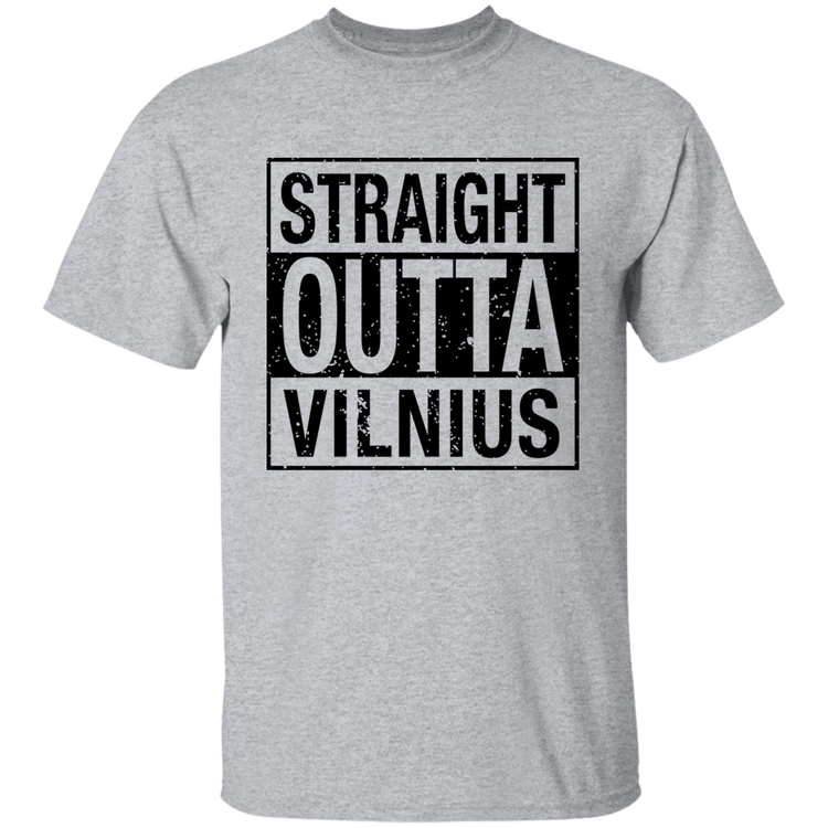 Straight Outta Vilnius - BoysGirls Youth Classic Short Sleeve T-Shirt - Lithuania Strong