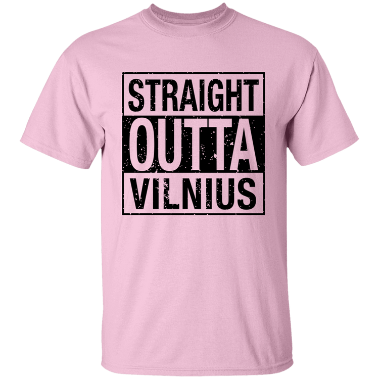 Straight Outta Vilnius - BoysGirls Youth Classic Short Sleeve T-Shirt - Lithuania Strong