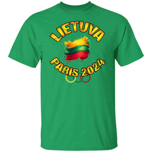 Team Lietuva 2024 Olympics  - Mens Classic Short Sleeve T-Shirt - Lithuania Strong