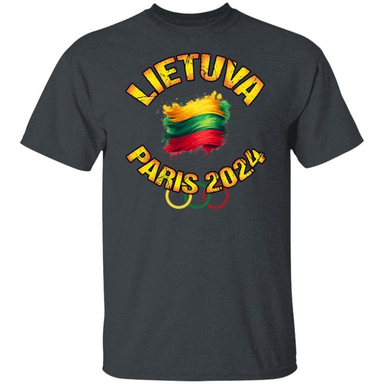 Team Lietuva 2024 Olympics  - Mens Classic Short Sleeve T-Shirt - Lithuania Strong