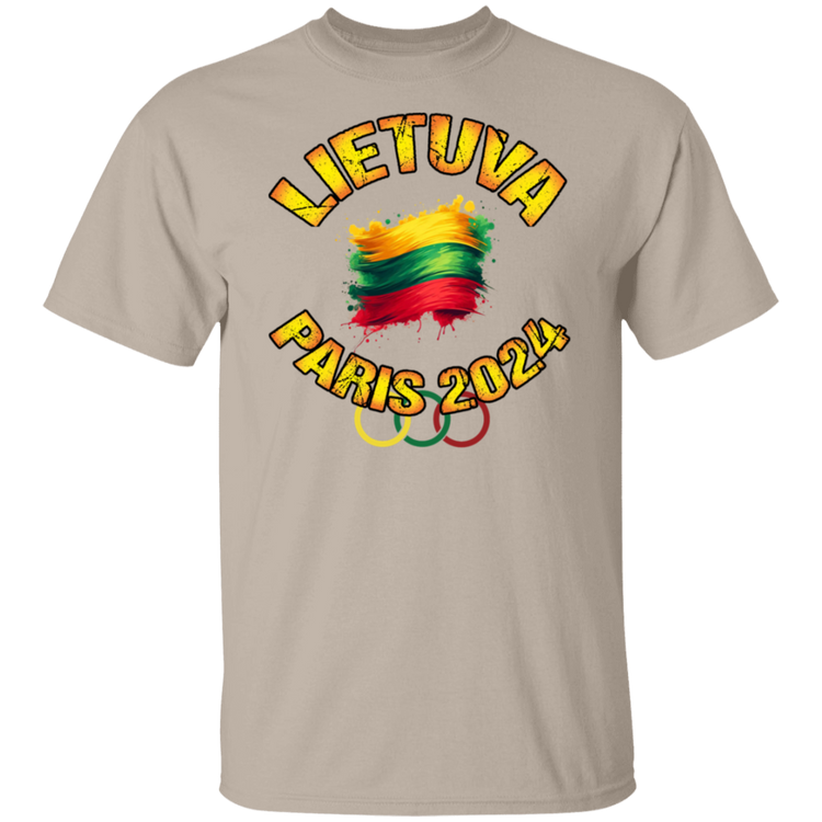 Team Lietuva 2024 Olympics  - Mens Classic Short Sleeve T-Shirt - Lithuania Strong