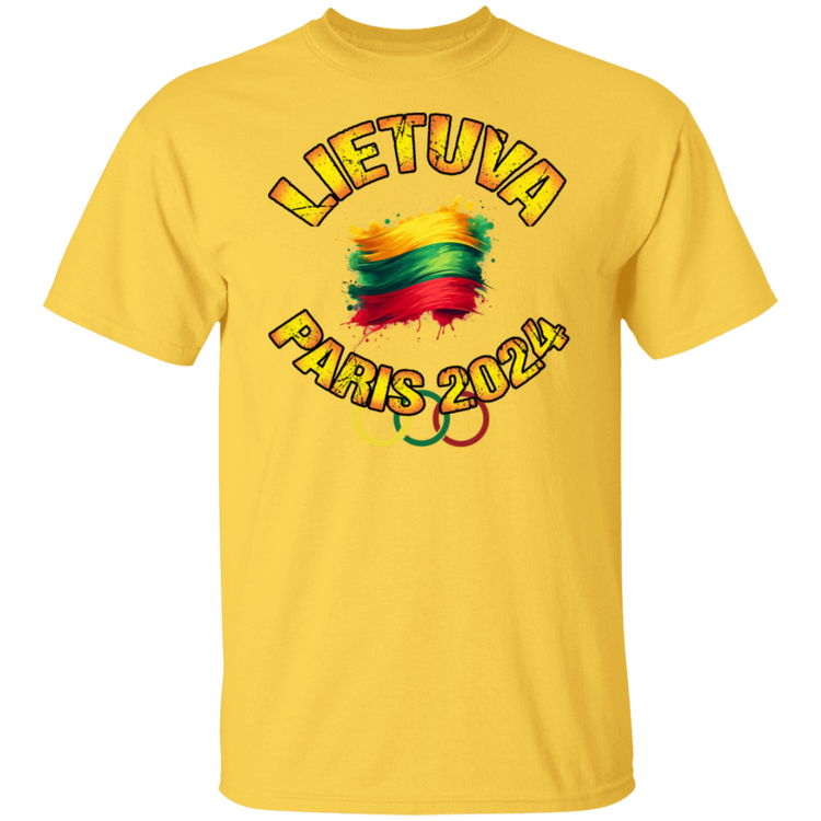 Team Lietuva 2024 Olympics  - Mens Classic Short Sleeve T-Shirt - Lithuania Strong