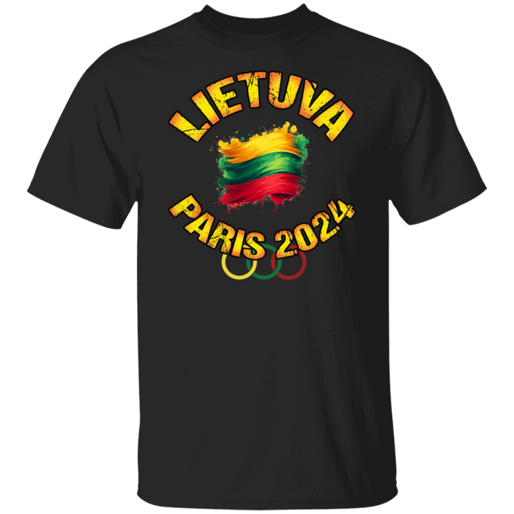 Team Lietuva 2024 Olympics  - Mens Classic Short Sleeve T-Shirt - Lithuania Strong