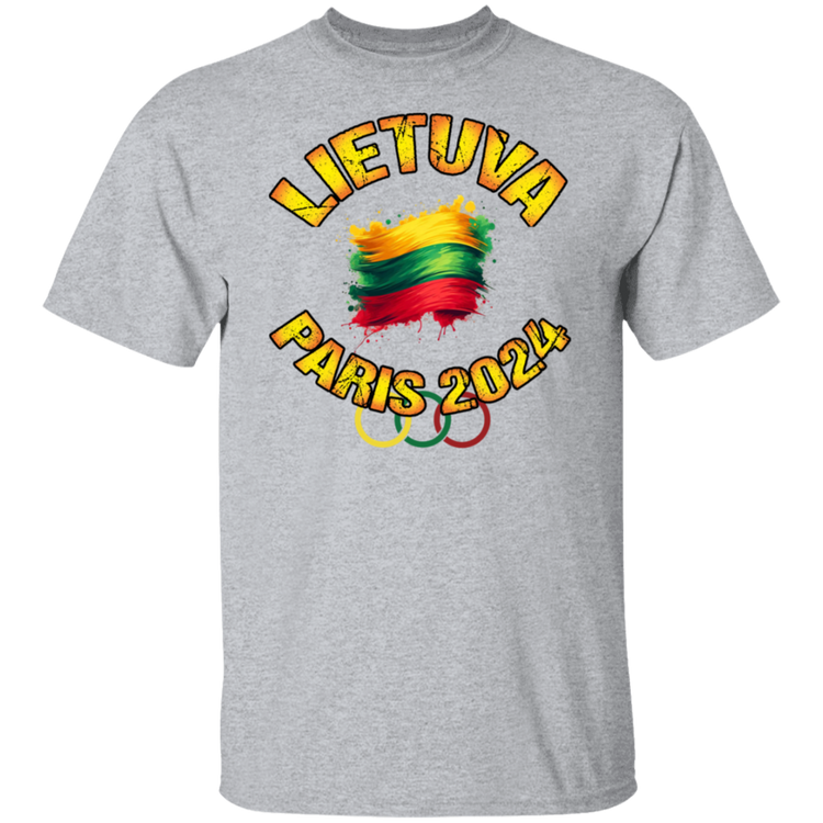 Team Lietuva 2024 Olympics  - Mens Classic Short Sleeve T-Shirt - Lithuania Strong