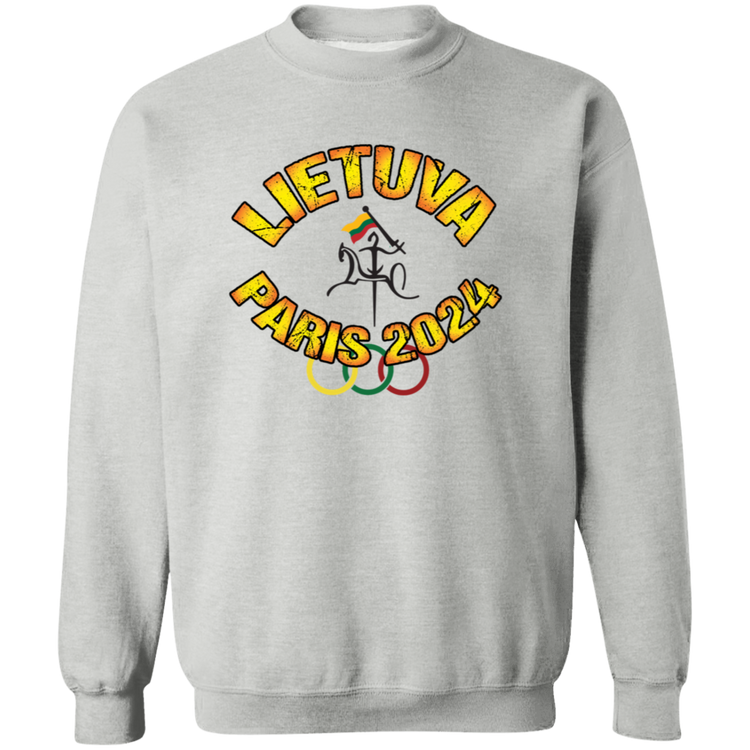 Team Lietuva 2024 Vytis - MenWomen Unisex Comfort Crewneck Pullover Sweatshirt - Lithuania Strong