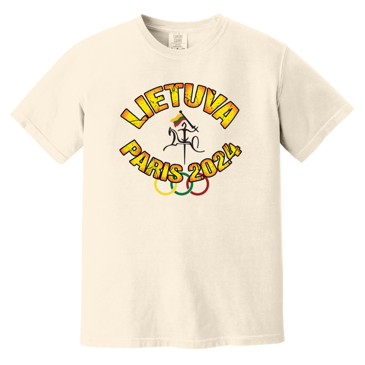 Team Lietuva 2024 Vytis - MenWomen Unisex Soft-Washed Comfort Cotton Short Sleeve T-Shirt - Lithuania Strong