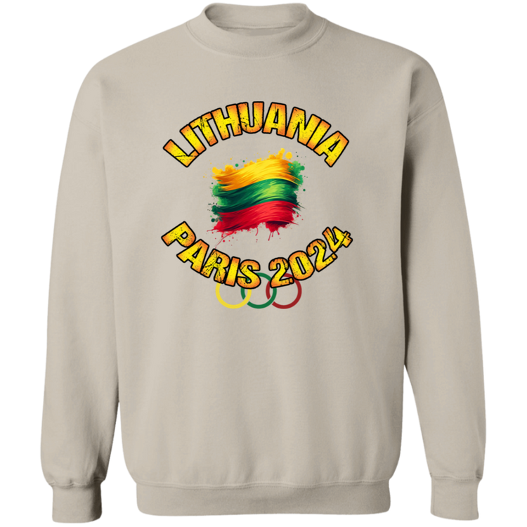 Team Lithuania 2024 Olympics - MenWomen Unisex Comfort Crewneck Pullover Sweatshirt - Lithuania Strong