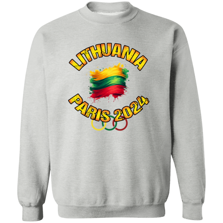 Team Lithuania 2024 Olympics - MenWomen Unisex Comfort Crewneck Pullover Sweatshirt - Lithuania Strong
