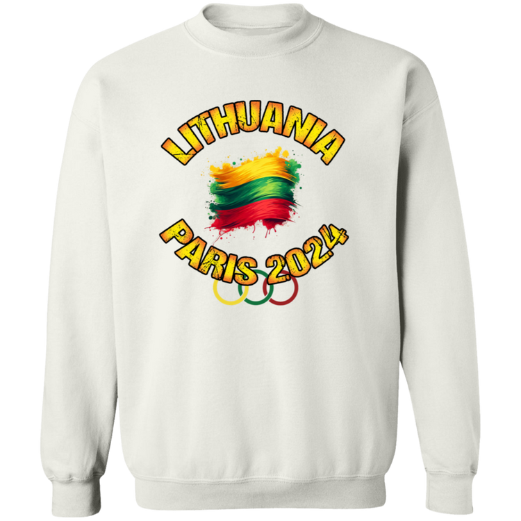 Team Lithuania 2024 Olympics - MenWomen Unisex Comfort Crewneck Pullover Sweatshirt - Lithuania Strong