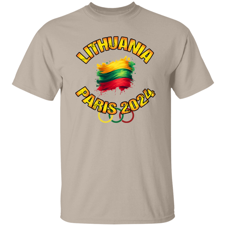 Team Lithuania 2024 Olympics  - Mens Classic Short Sleeve T-Shirt - Lithuania Strong