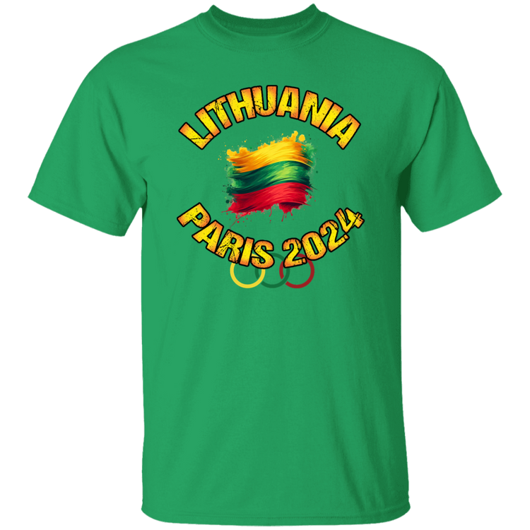 Team Lithuania 2024 Olympics  - Mens Classic Short Sleeve T-Shirt - Lithuania Strong