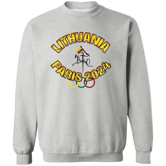 Team Lithuania 2024 Vytis - MenWomen Unisex Comfort Crewneck Pullover Sweatshirt - Lithuania Strong