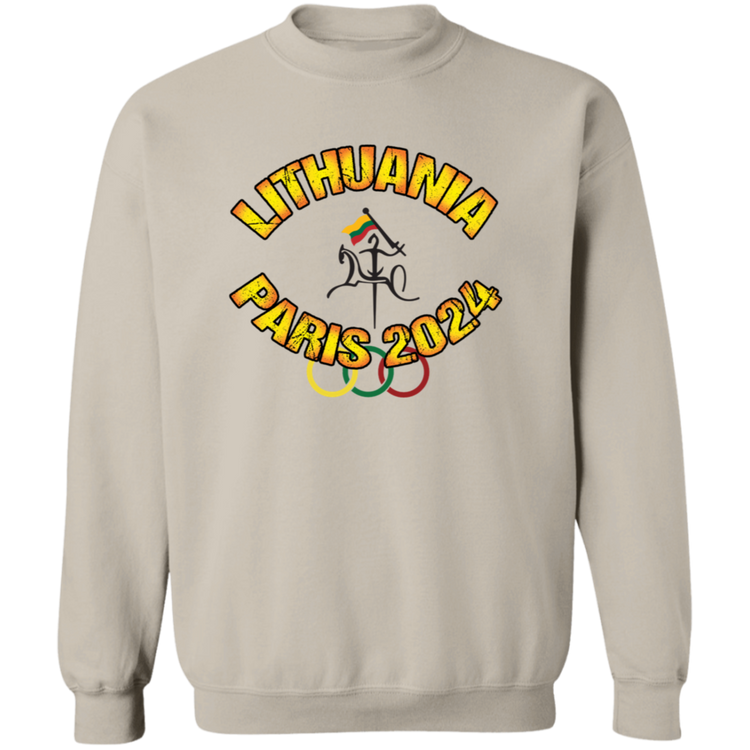 Team Lithuania 2024 Vytis - MenWomen Unisex Comfort Crewneck Pullover Sweatshirt - Lithuania Strong