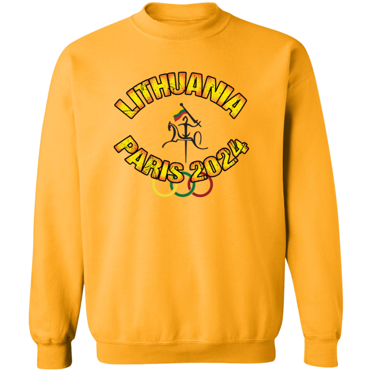 Team Lithuania 2024 Vytis - MenWomen Unisex Comfort Crewneck Pullover Sweatshirt - Lithuania Strong