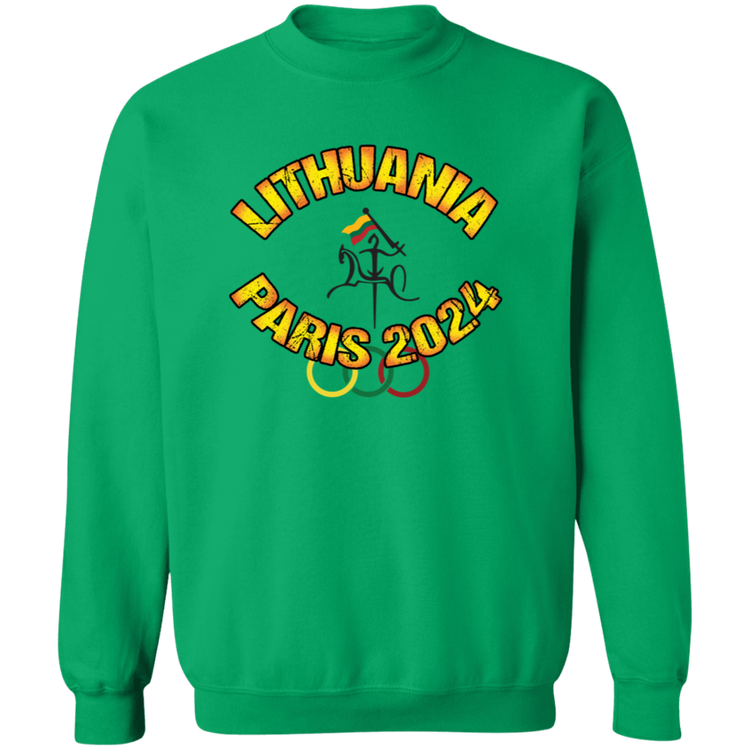 Team Lithuania 2024 Vytis - MenWomen Unisex Comfort Crewneck Pullover Sweatshirt - Lithuania Strong