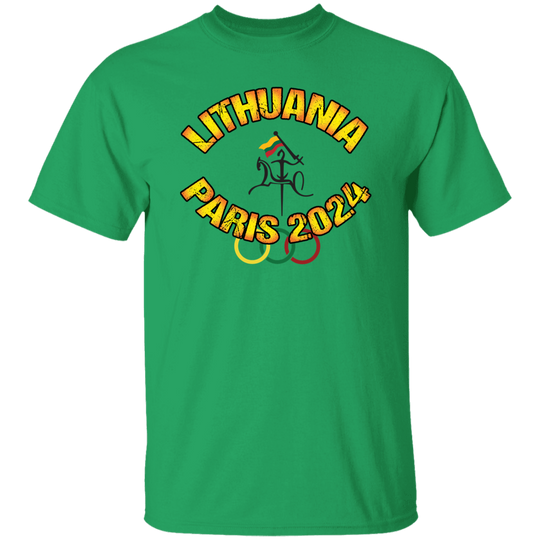 Team Lithuania 2024 Vytis  - Mens Classic Short Sleeve T-Shirt - Lithuania Strong