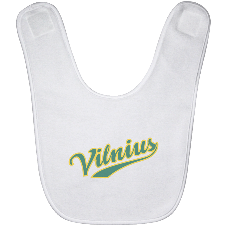 Vilnius - BABYBIB Baby Bib - Lithuania Strong