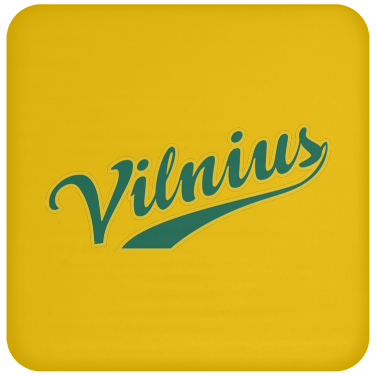 Vilnius - High Gloss Coaster - Lithuania Strong