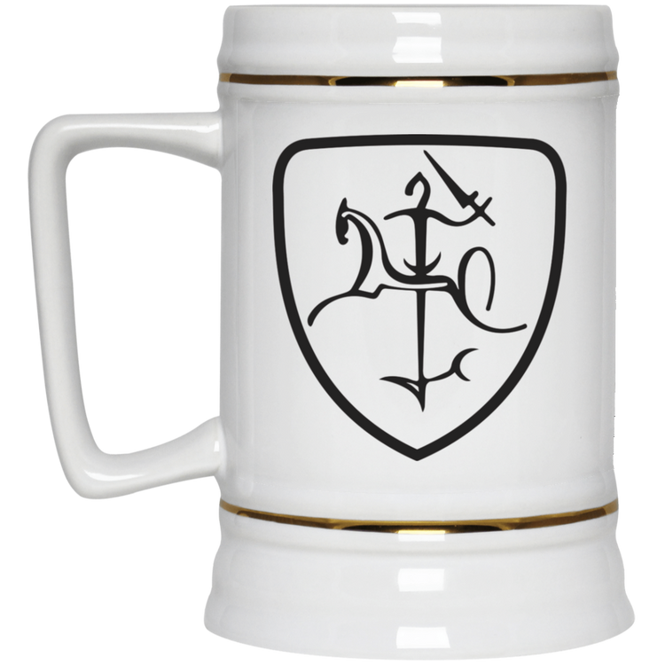 Vytis - 22 oz. Ceramic Stein - Lithuania Strong