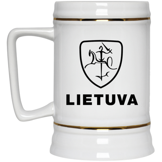 Vytis Lietuva - 22 oz. Ceramic Stein - Lithuania Strong