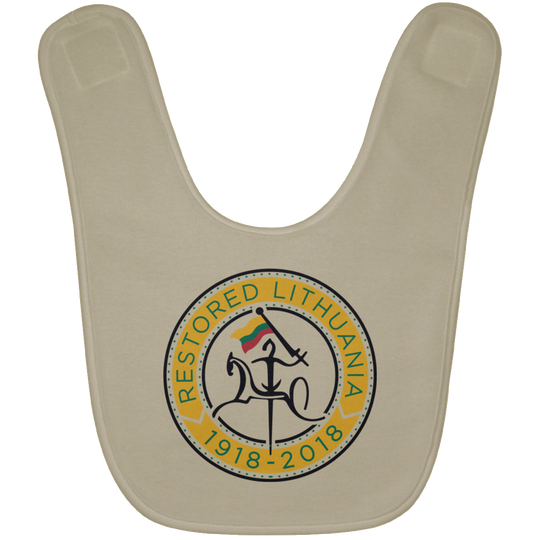 Vytis Restored - BABYBIB Baby Bib - Lithuania Strong