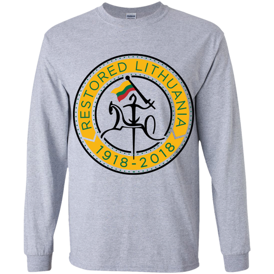 Vytis Restored - Boys Youth Classic Long Sleeve T-Shirt - Lithuania Strong