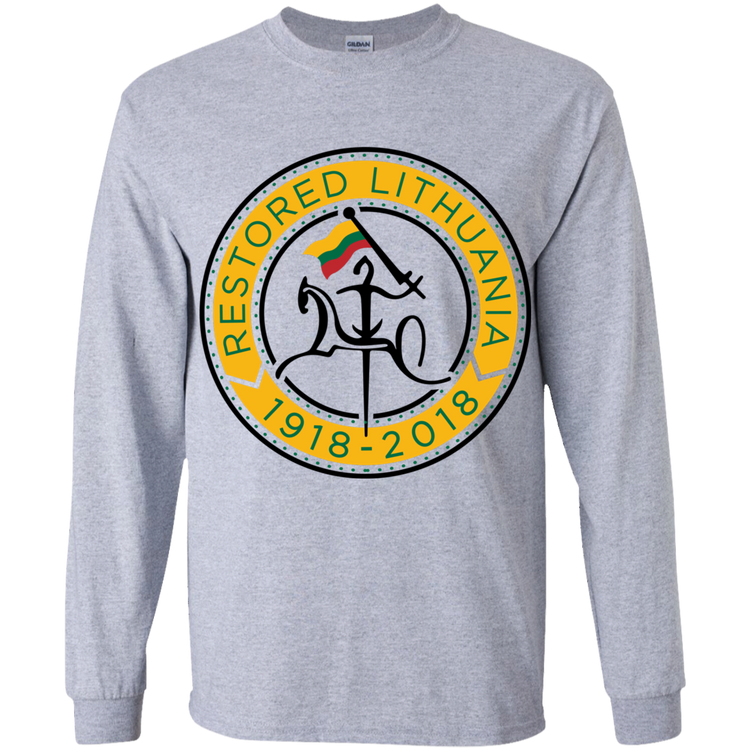 Vytis Restored - Boys Youth Classic Long Sleeve T-Shirt - Lithuania Strong