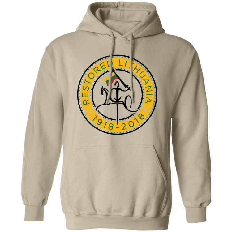 Vytis Restored - MenWomen Unisex Comfort Pullover Hoodie - Lithuania Strong