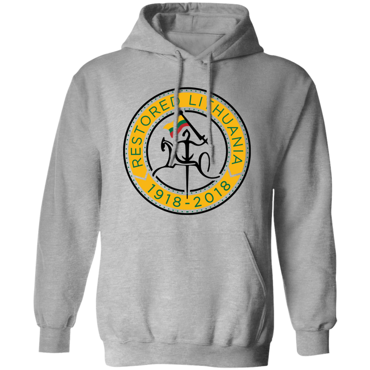 Vytis Restored - MenWomen Unisex Comfort Pullover Hoodie - Lithuania Strong