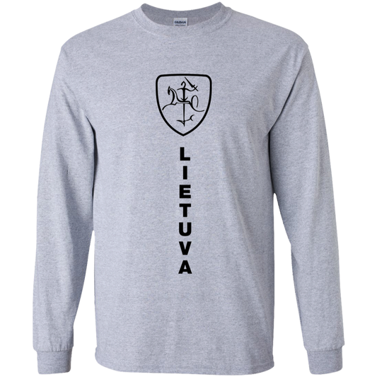 Vytis Shield Lietuva - Boys Youth Classic Long Sleeve T-Shirt - Lithuania Strong